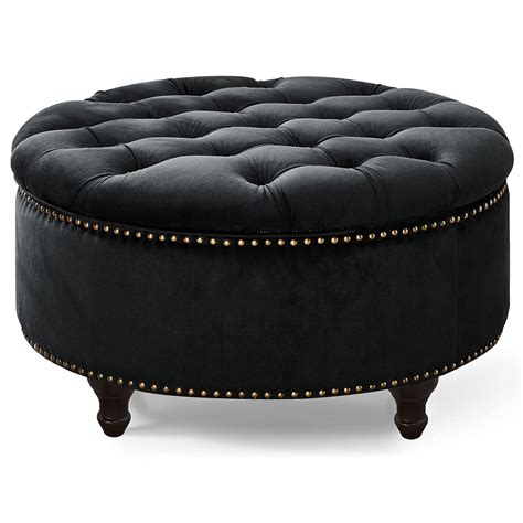 large black ottoman available.